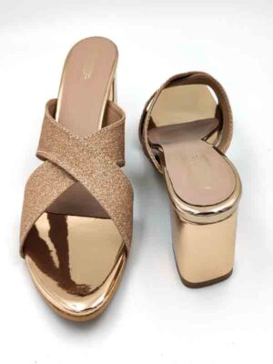 Golden Designer Sandal for Women
