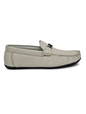 Grey String Suede Men's Casual Loafers Flats Shoes