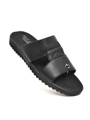 Men's Cruise Casual Retro Style Outdoor Comfortable Durable Thong/Slippers | Black