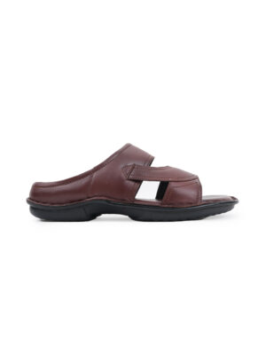 Shoedekho Men's Open Toe Broad Feet Slipper With Memory Cushion|Comfortable Gents Slipper|Sandals For Kurta
