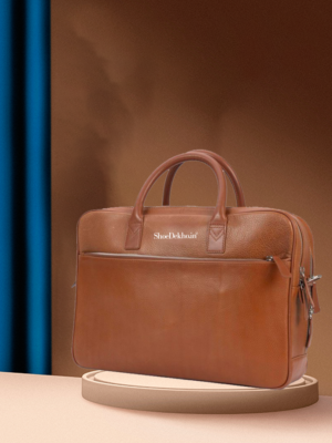 🧳 Brand Laptop Bag – Premium Leather Elegance