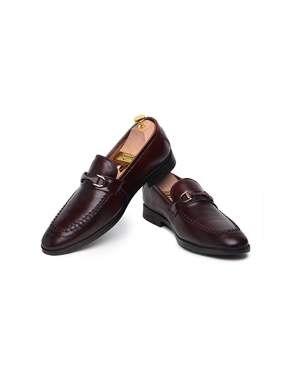 Batwing Leather Loafers Shoes For Men - Image 2