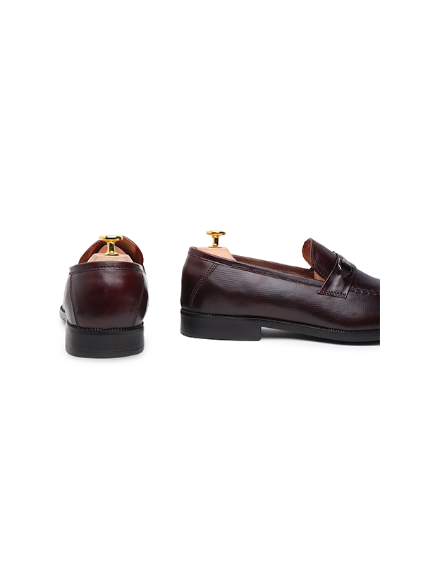Batwing Leather Loafers Shoes For Men - Image 3