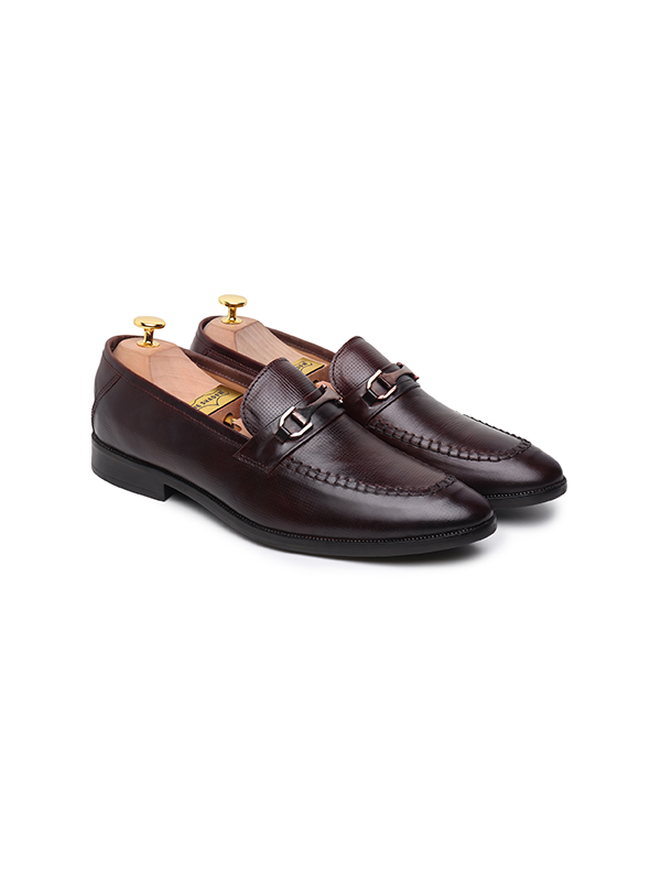Batwing Leather Loafers Shoes For Men - Image 4