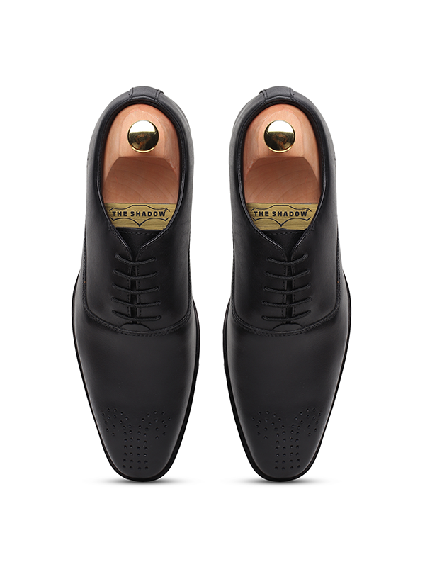SHRECK Leather Men’s Black Shoes – By ShoeDekho.com - Image 8