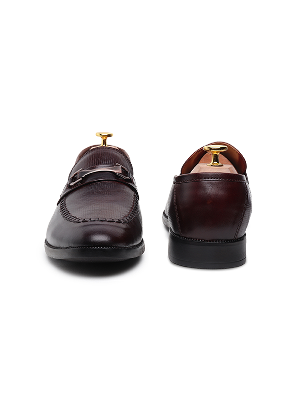 Batwing Leather Loafers Shoes For Men - Image 5