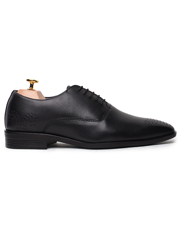 SHRECK Leather Men’s Black Shoes – By ShoeDekho.com - Image 7
