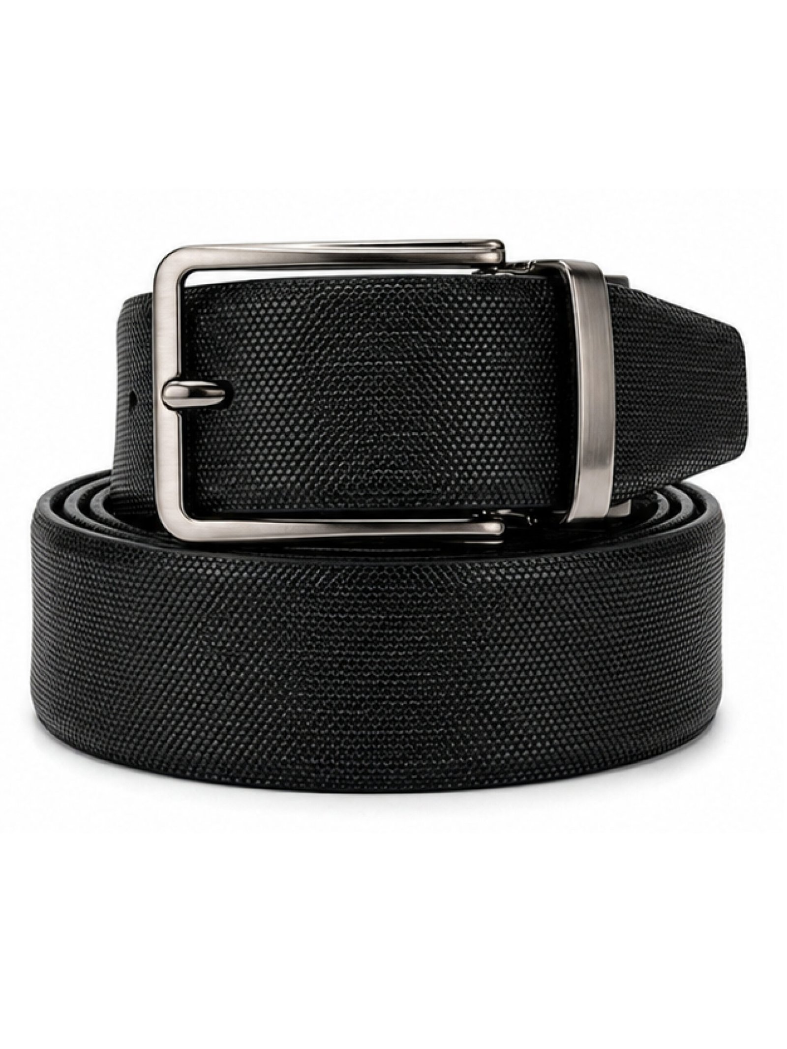 Premium Textured Men's Belt | Pin Buckle | Formal & Casual Wear - Image 6