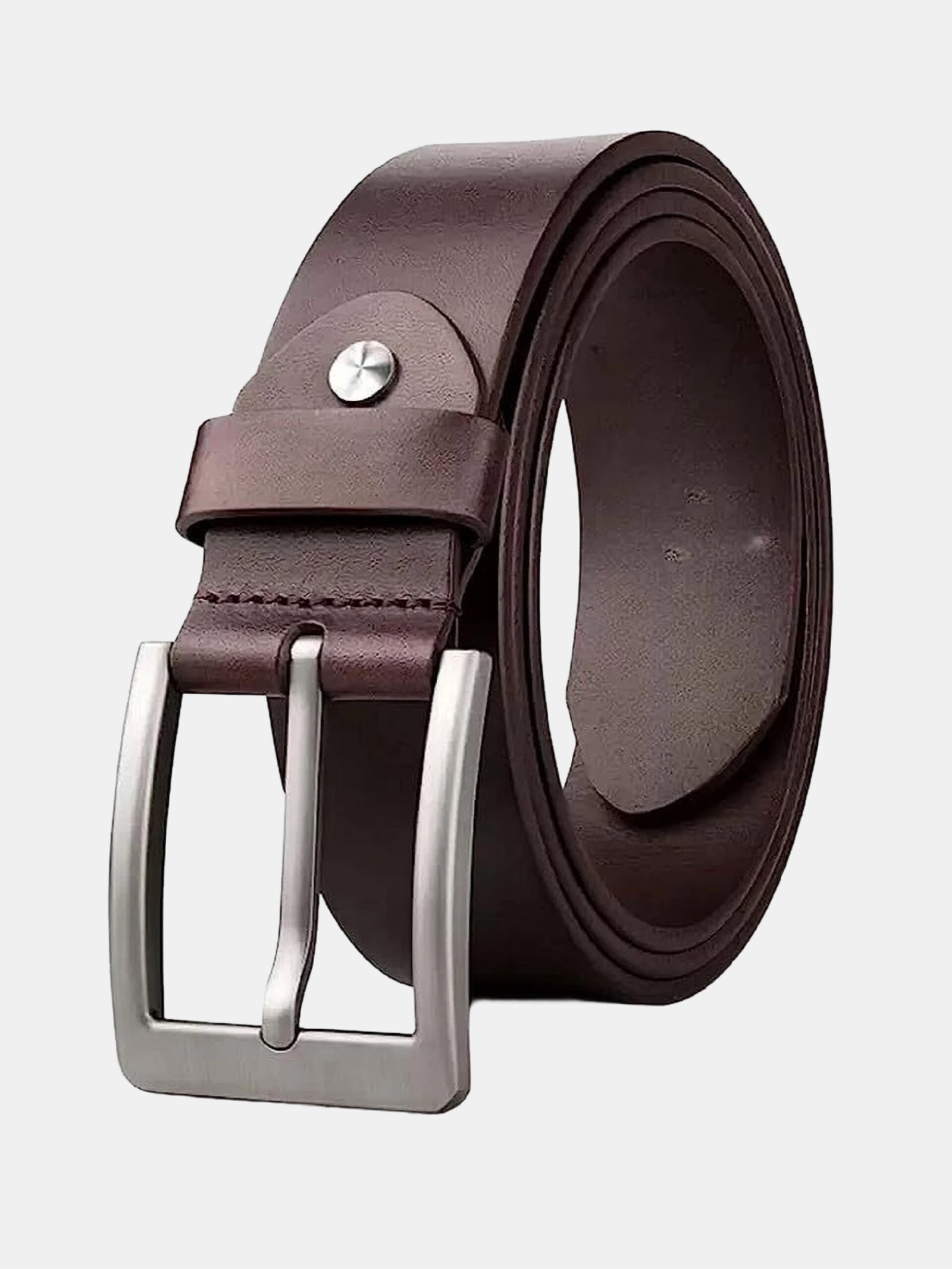 Men's Genuine Leather Belt –Brown | Casual, Formal, Party & Evening Wear