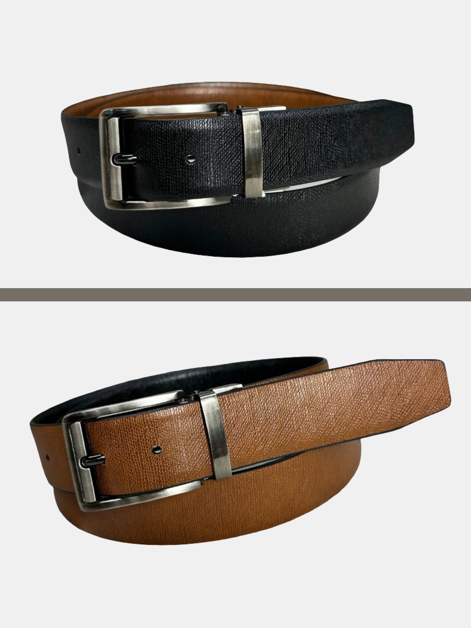 Men's 35mm Auto Lock Genuine Leather Belt – Black & Brown | Casual, Formal, Party & Office Wear