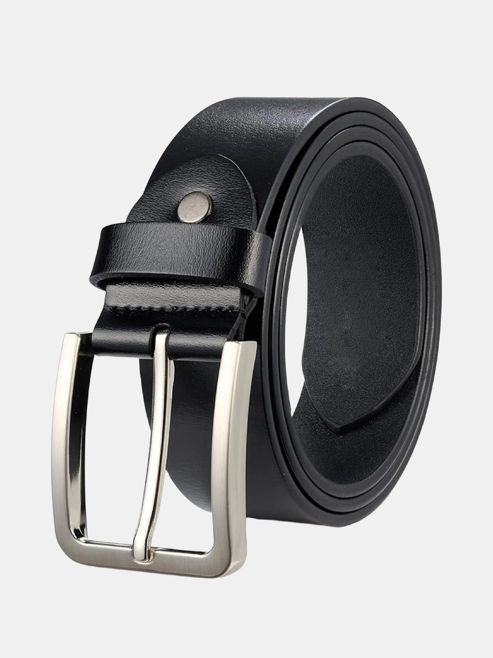 Men's Genuine Leather Belt –Black