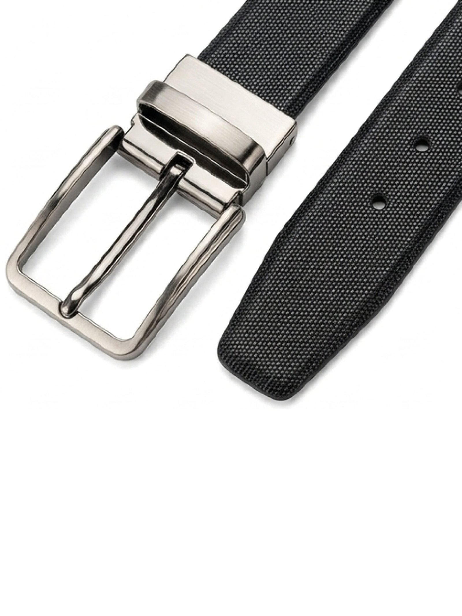 Premium Textured Men's Belt | Pin Buckle | Formal & Casual Wear - Image 8