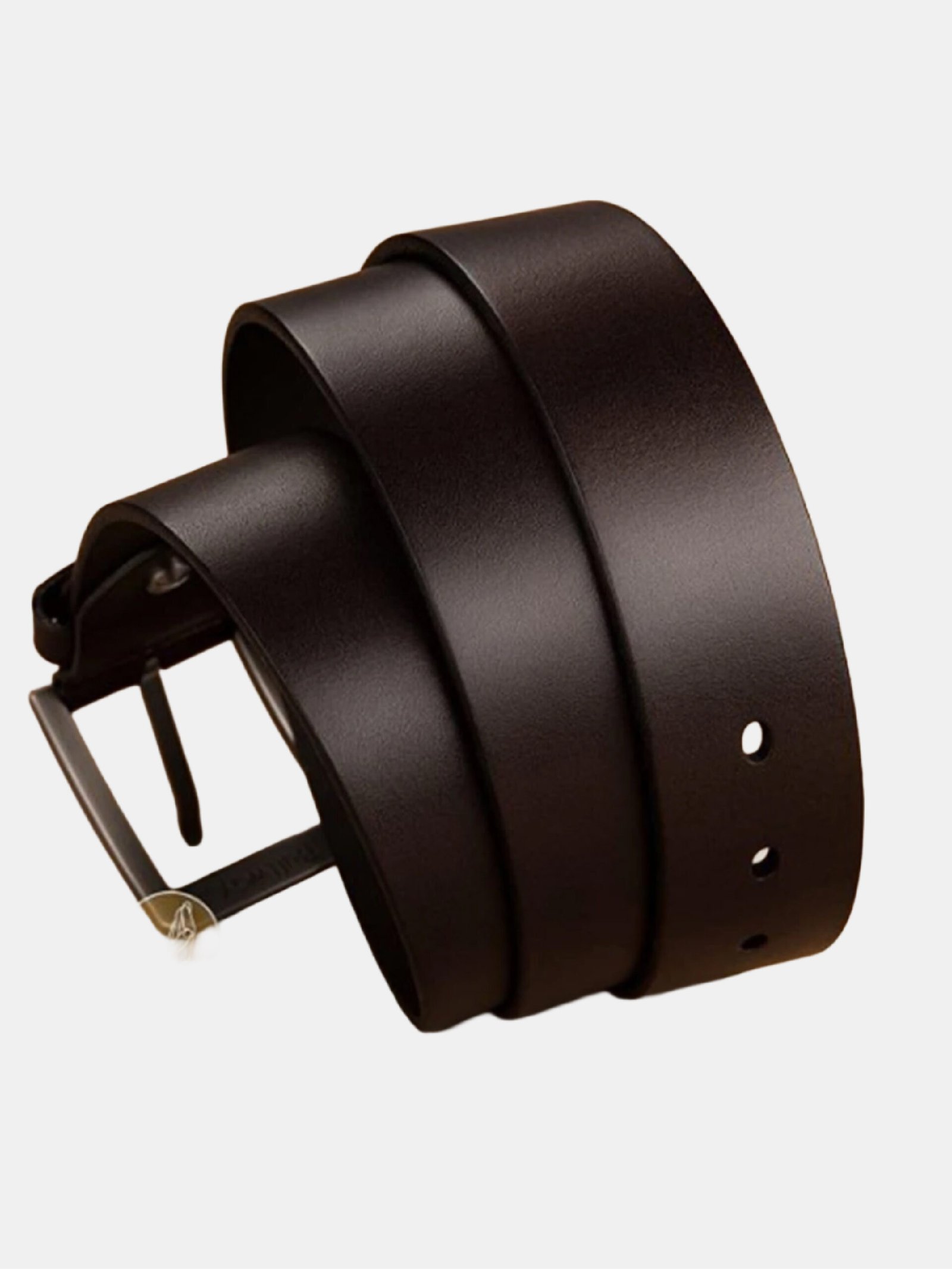 Men's Genuine Leather Belt –Brown | Casual, Formal, Party & Evening Wear - Image 3