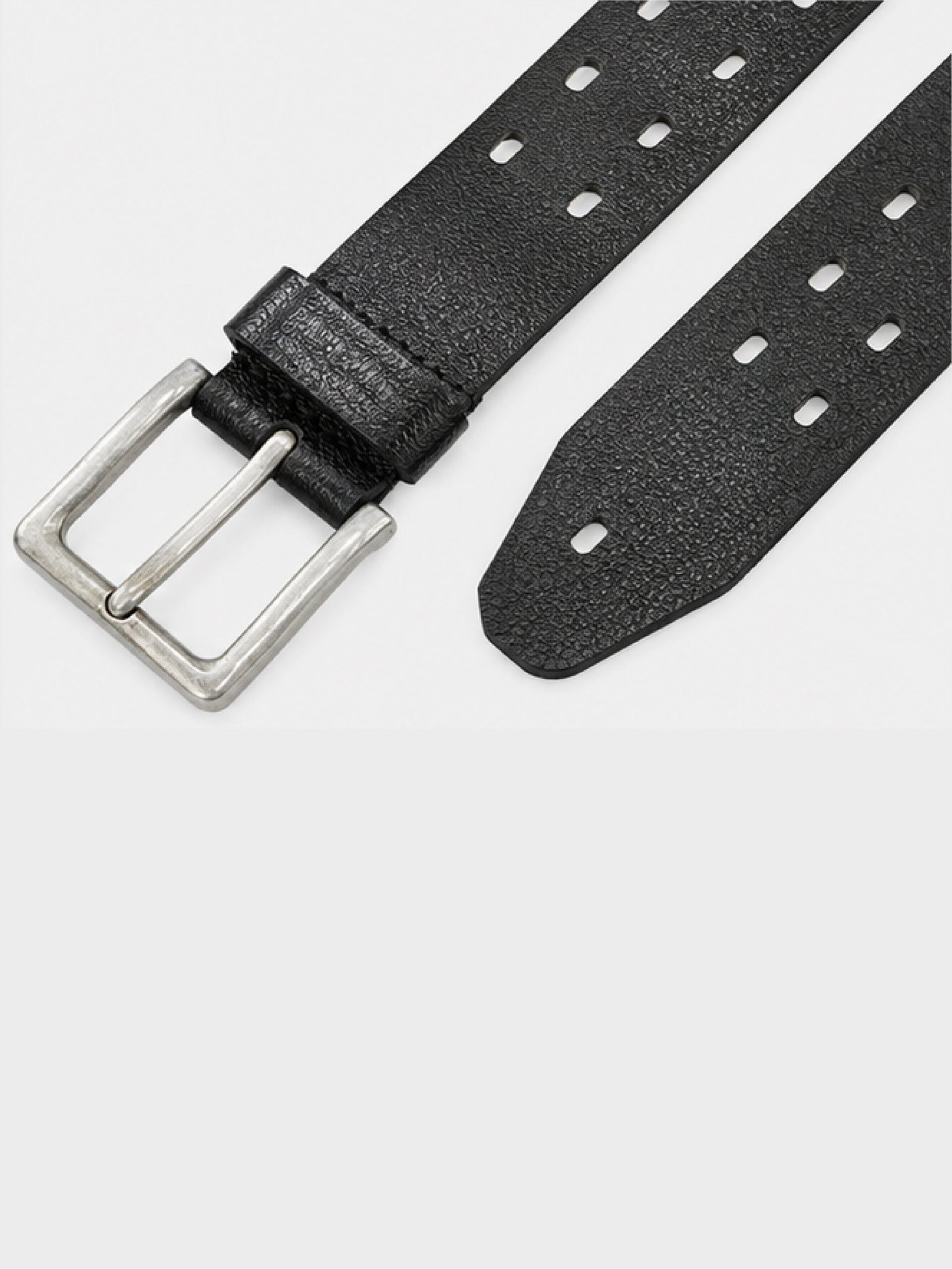 Premium Men's Casual Textured Belt with Pin Buckle | Black, Brown & Tan - Image 8
