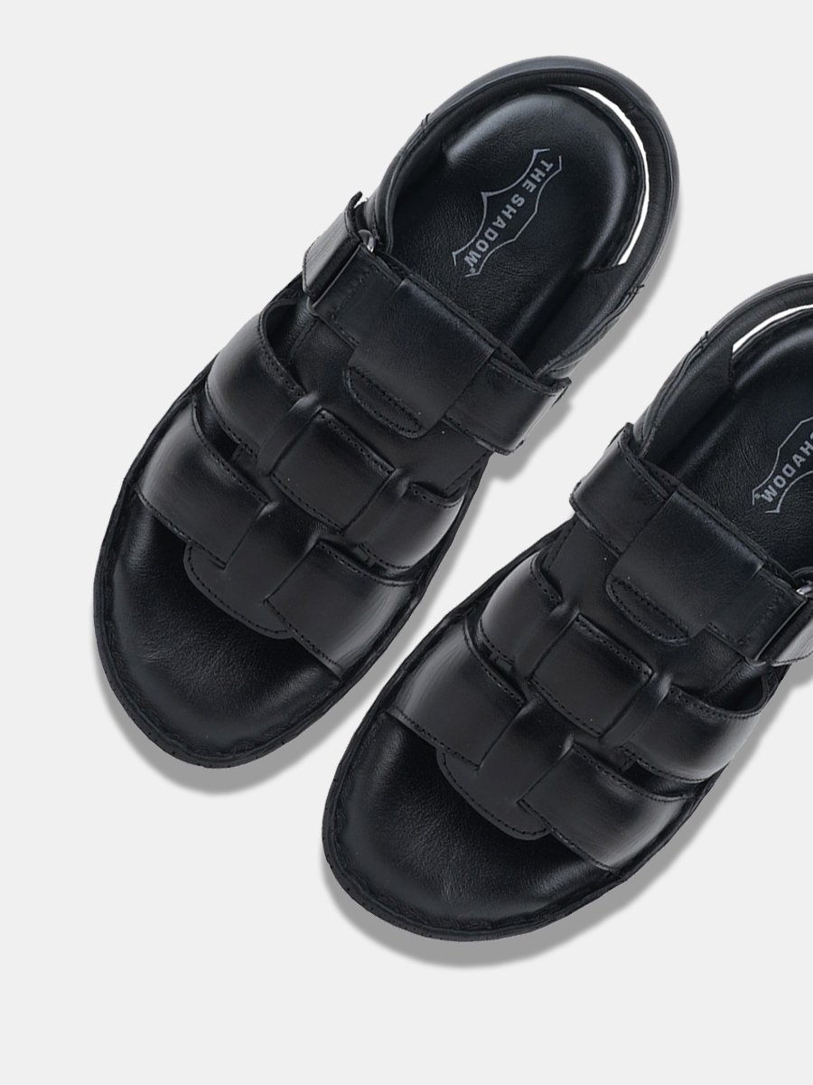 Men Leather Shoe-Style Sandals - Image 4