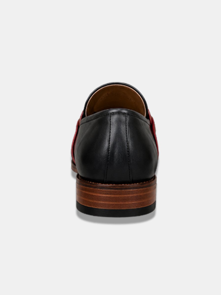 Black Leather Horsebit Loafers Shoes - Image 5