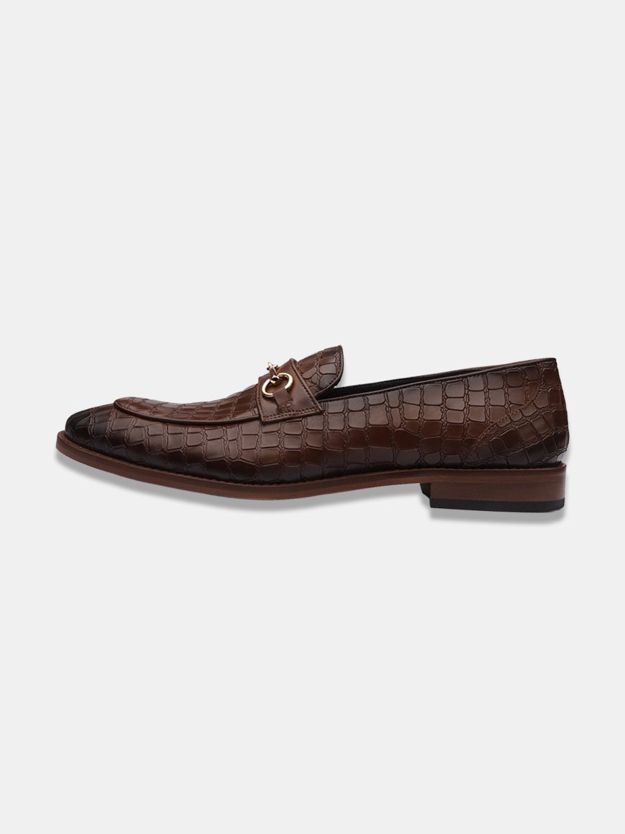 Black , Brown Leather Shoes - Image 9
