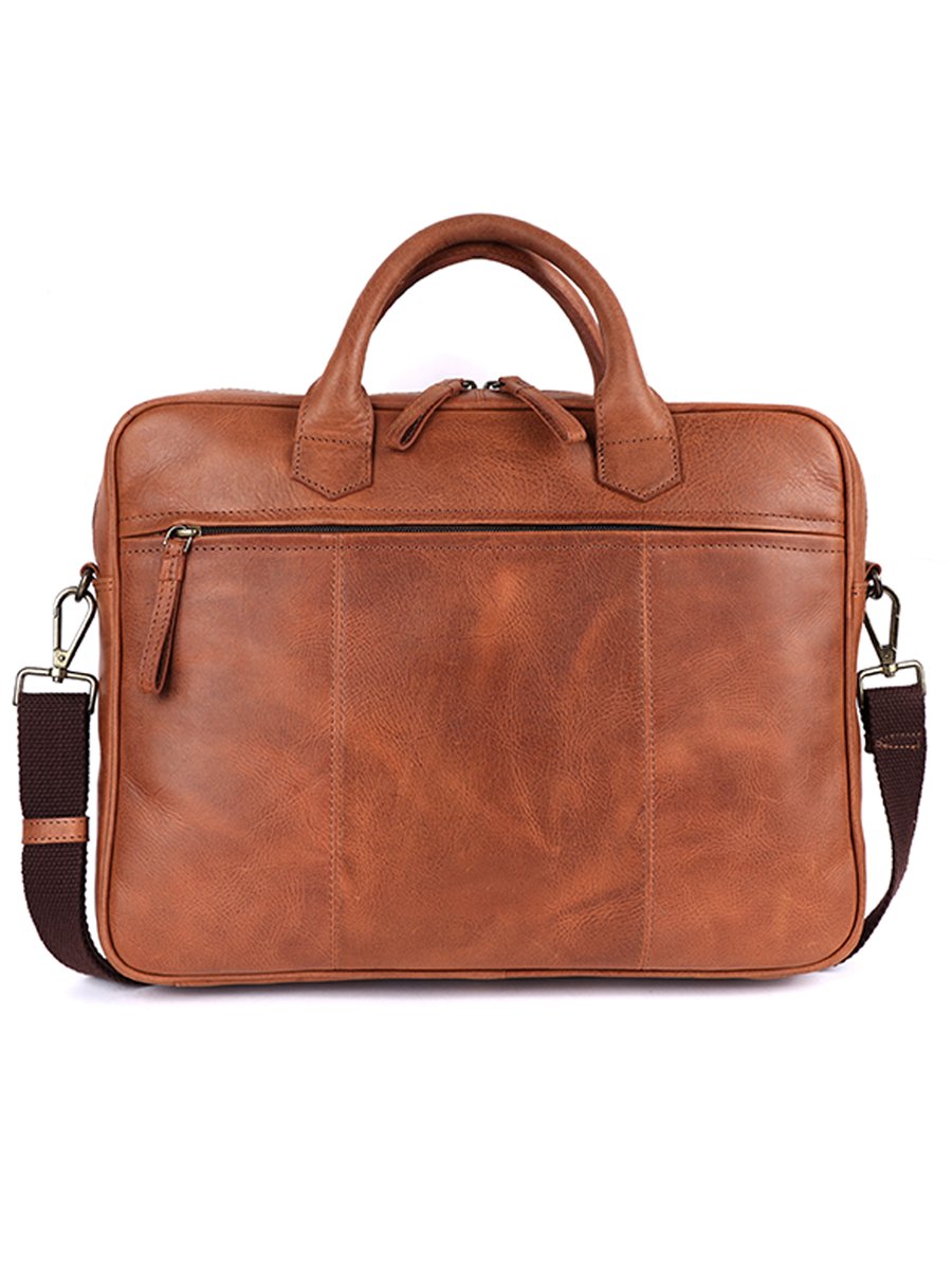 Laptop Messenger Bag (14 inch size) – Tan - Image 3