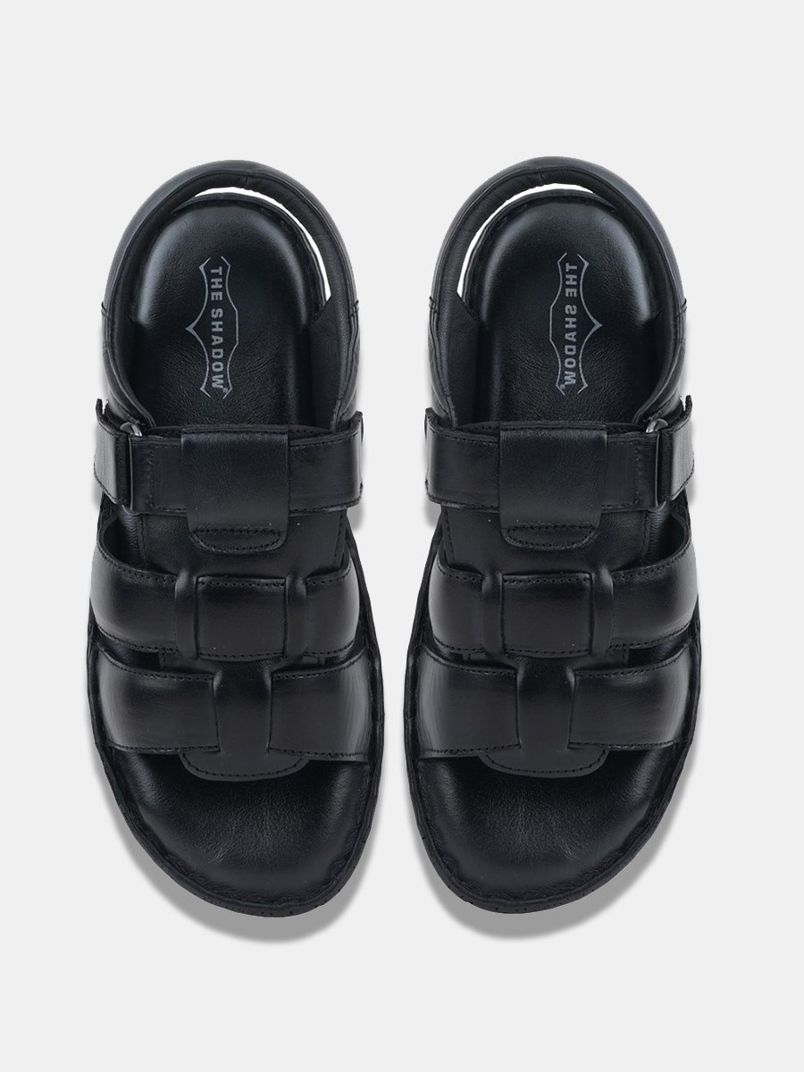 Men Leather Shoe-Style Sandals