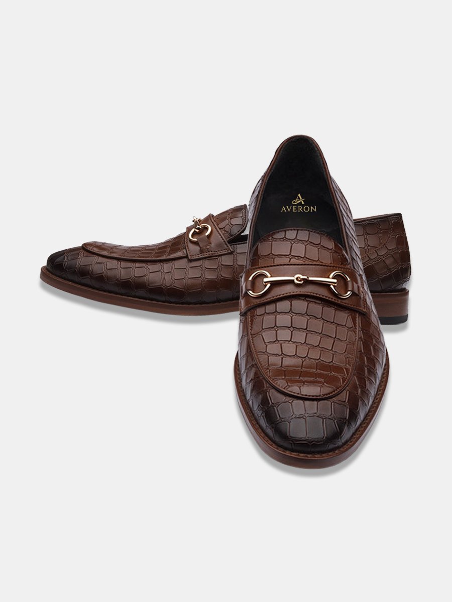 Black , Brown Leather Shoes - Image 8