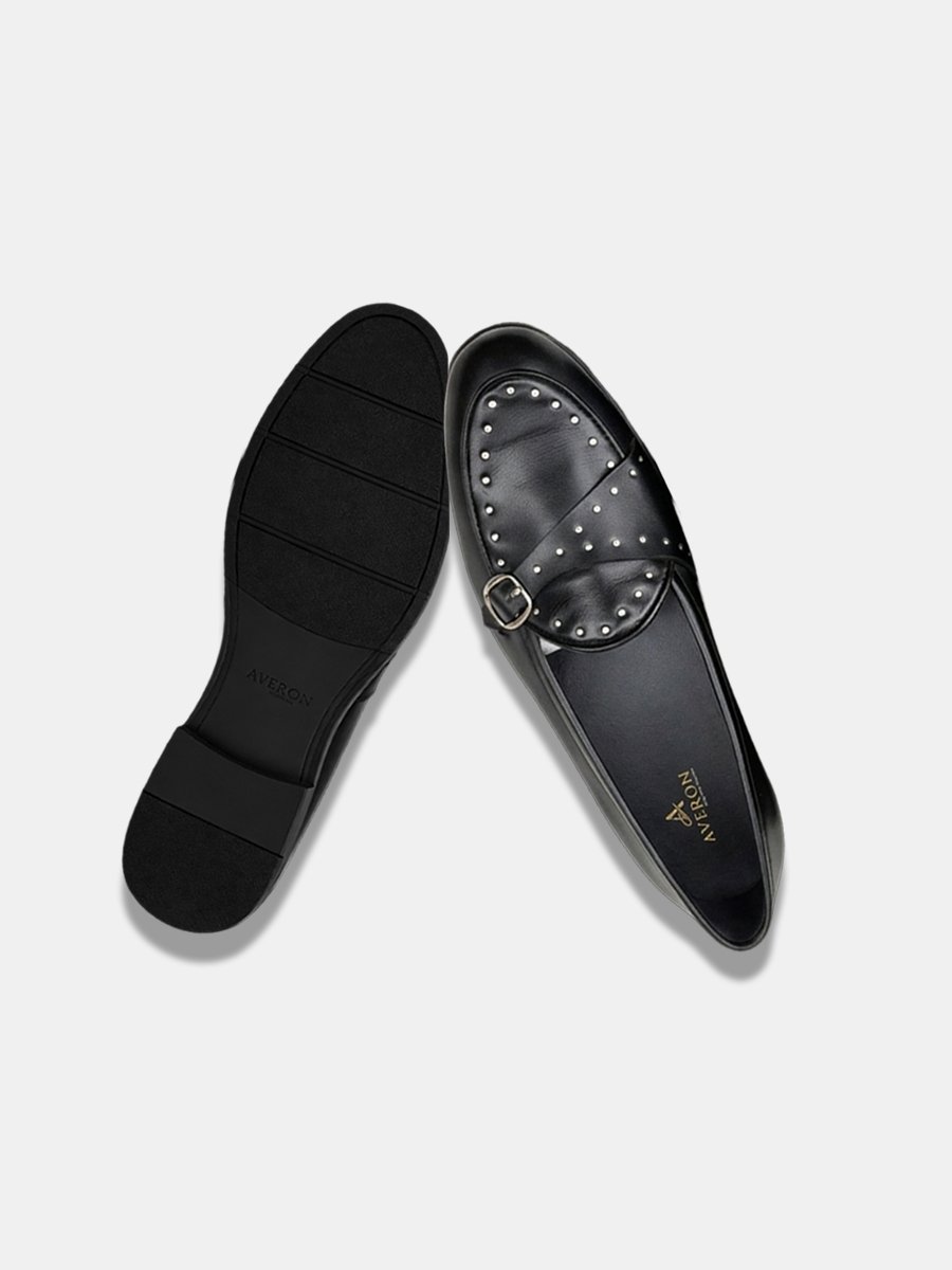 Studded Olive Single Monk - Image 3