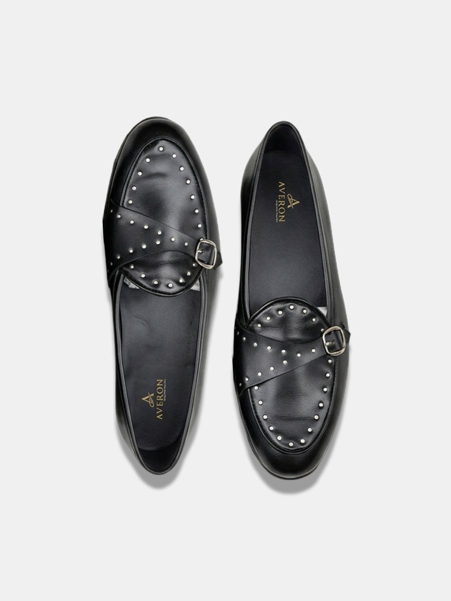 Studded Olive Single Monk - Image 7