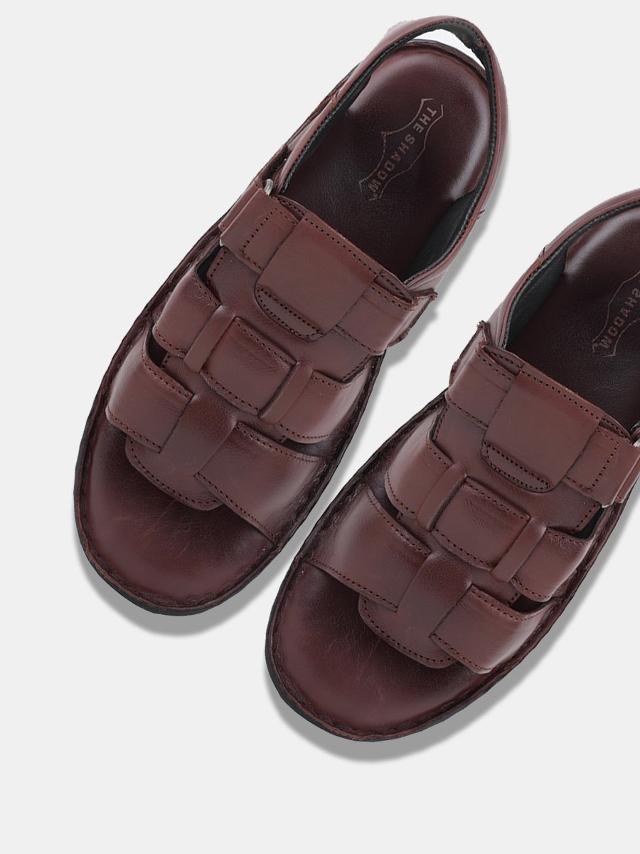 Men Leather Shoe-Style Sandals - Image 7