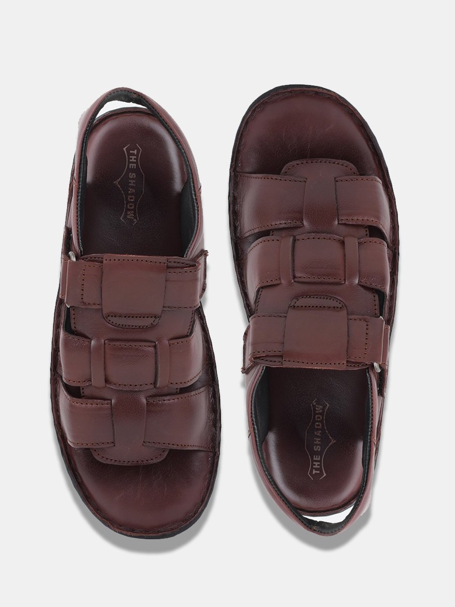 Men Leather Shoe-Style Sandals - Image 6