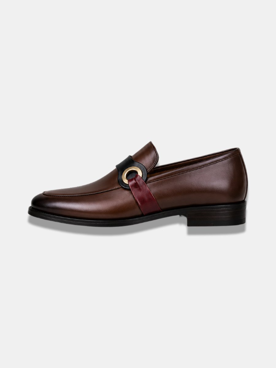 Black Leather Horsebit Loafers Shoes - Image 9