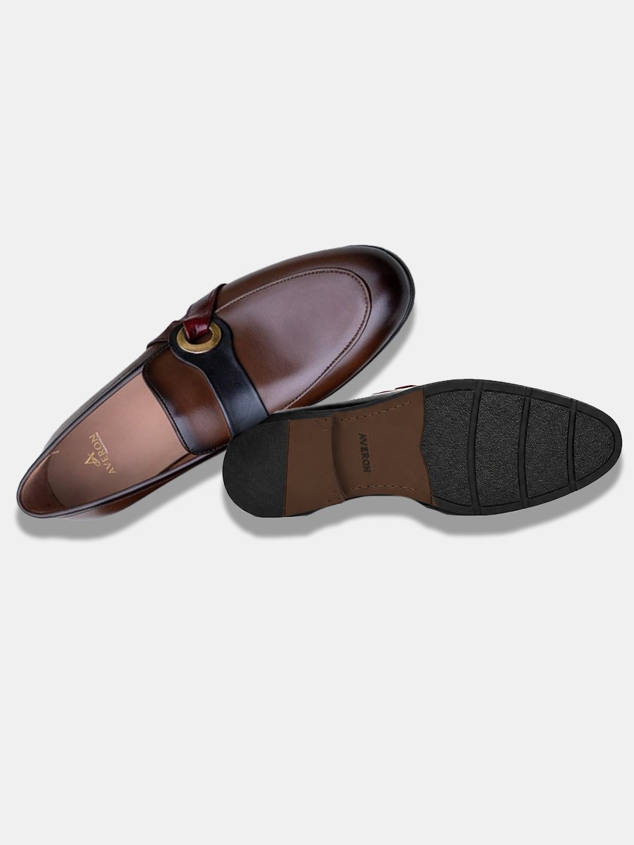 Black Leather Horsebit Loafers Shoes - Image 7