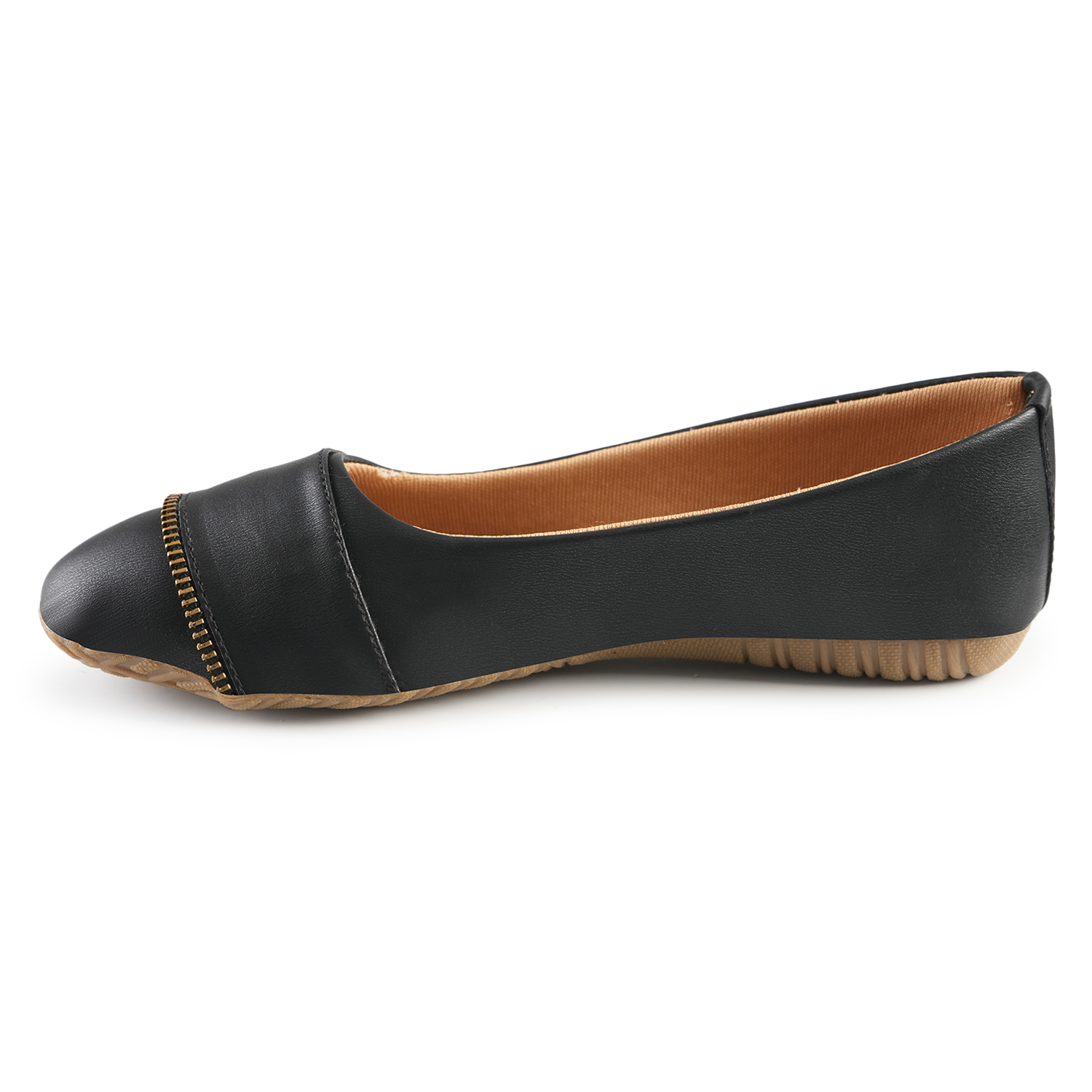 Women's Brown Ballet Flats | Comfortable Slip-On Casual Office Shoes - Image 6
