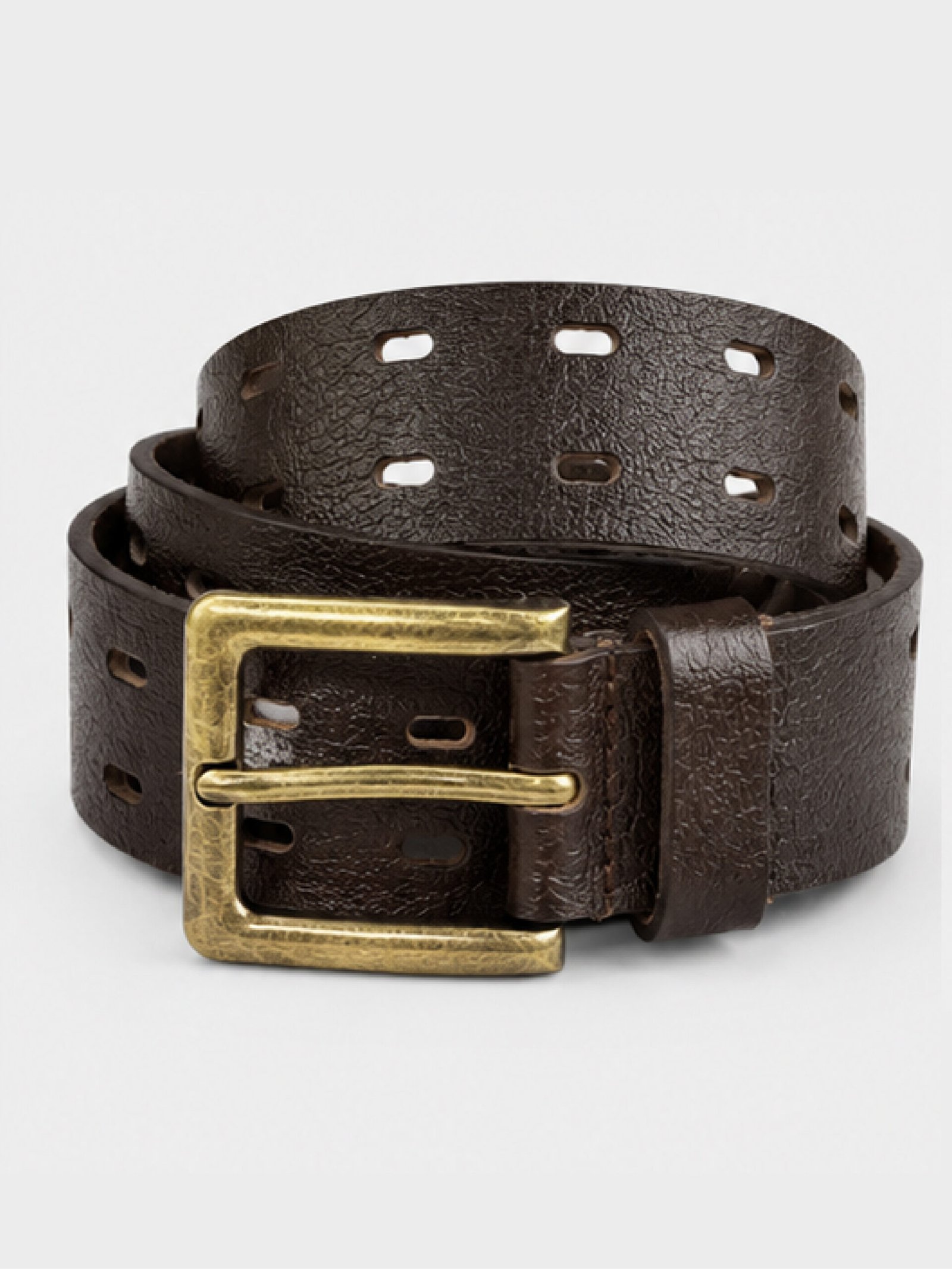 Premium Men's Casual Textured Belt with Pin Buckle | Black, Brown & Tan - Image 13