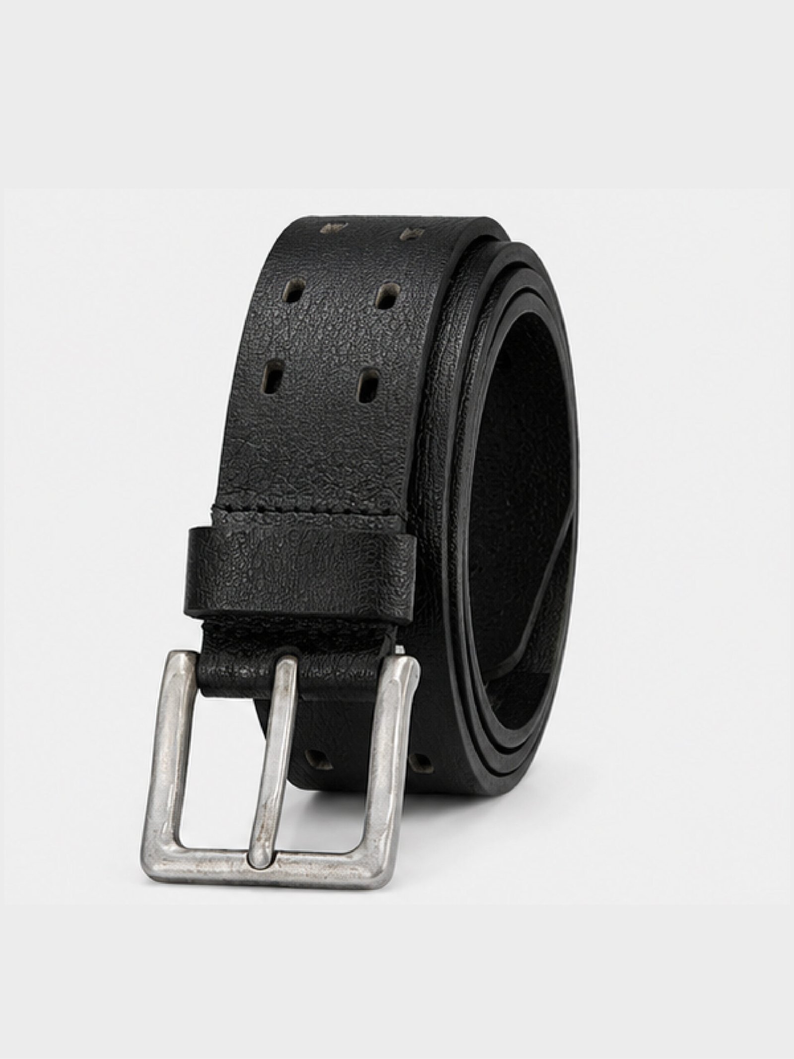 Premium Men's Casual Textured Belt with Pin Buckle | Black, Brown & Tan - Image 6