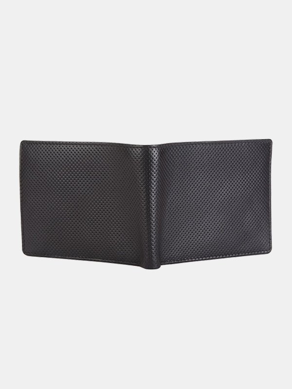 Men’s Textured Wallet – Florence – Black - Image 5