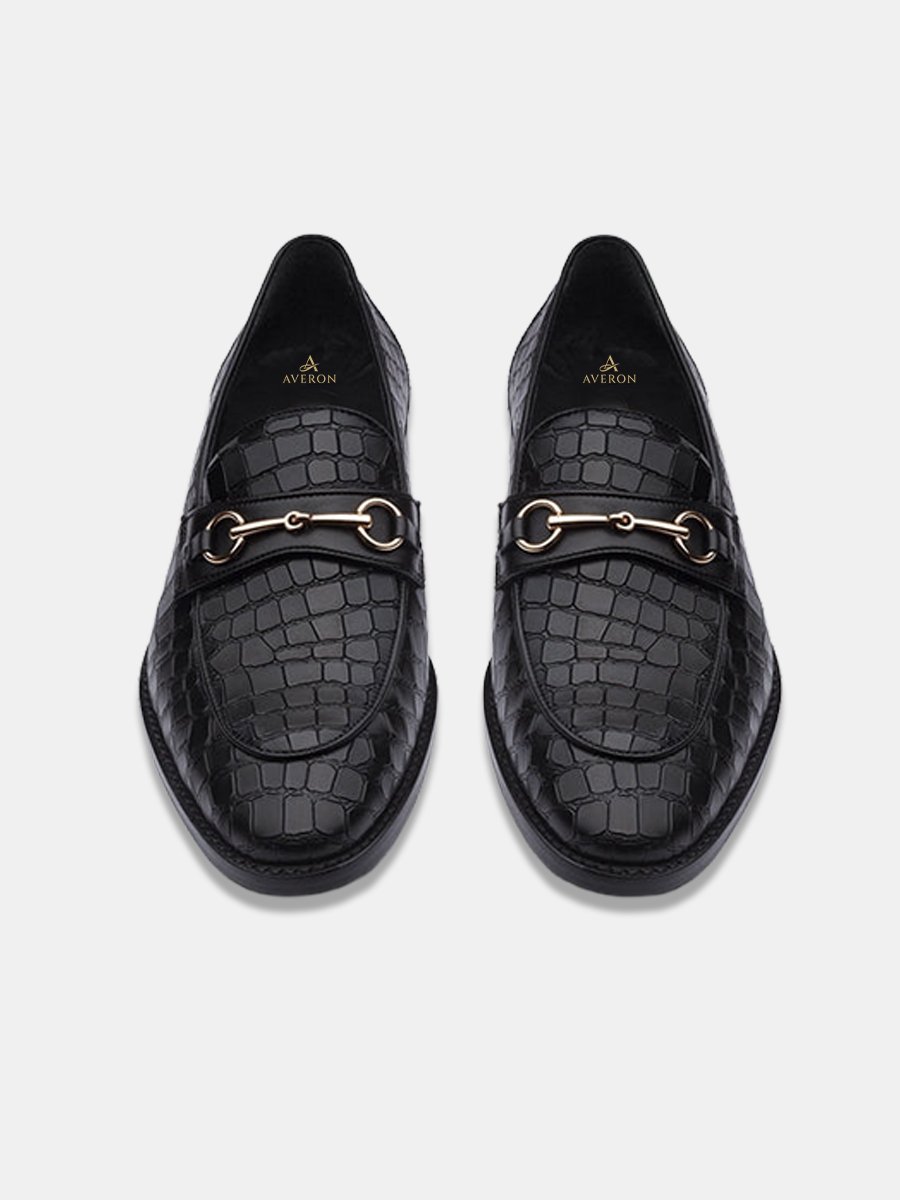 Black , Brown Leather Shoes - Image 3