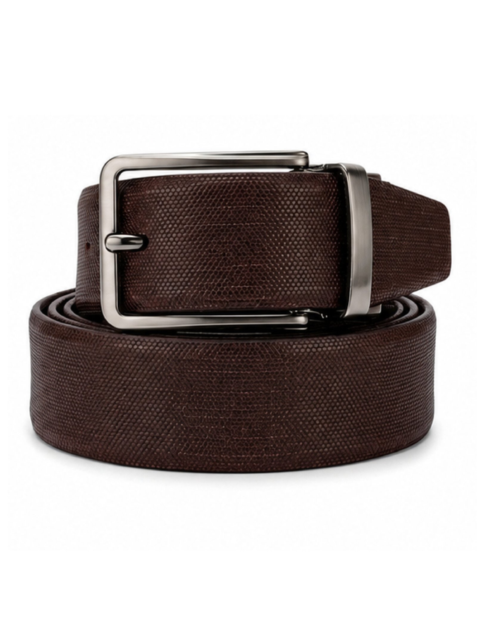 Premium Textured Men's Belt | Pin Buckle | Formal & Casual Wear - Image 2