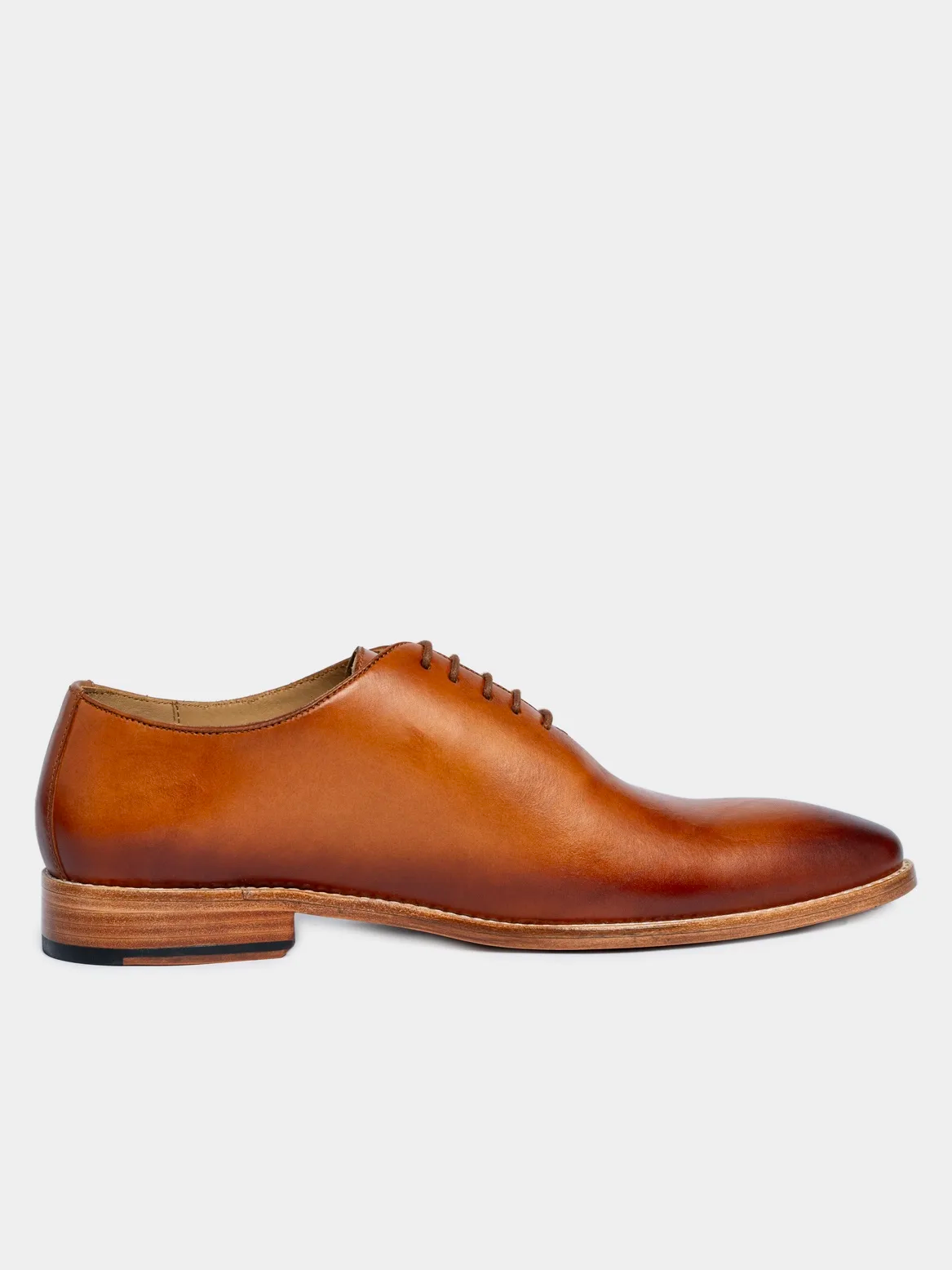 Men's Premium Tan Oxford Leather Shoes | Classic Formal Lace-Up Shoes - Image 6