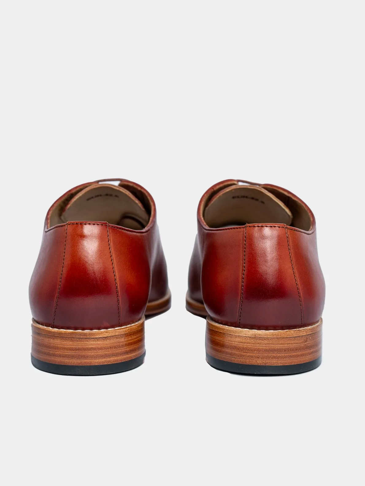 Men's Premium Tan Wholecut Oxford Leather Shoes | Classic Formal Dress Shoes - Image 6