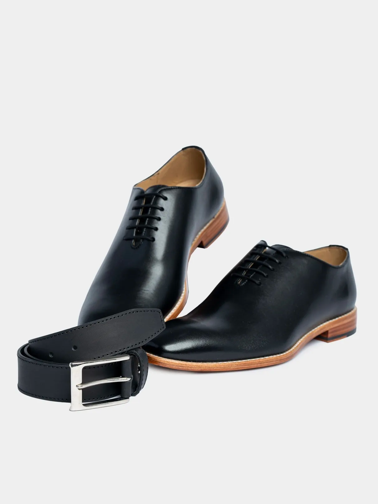 Men's Premium Black Wholecut Oxford Leather Shoes | Classic Formal Dress Shoes - Image 6