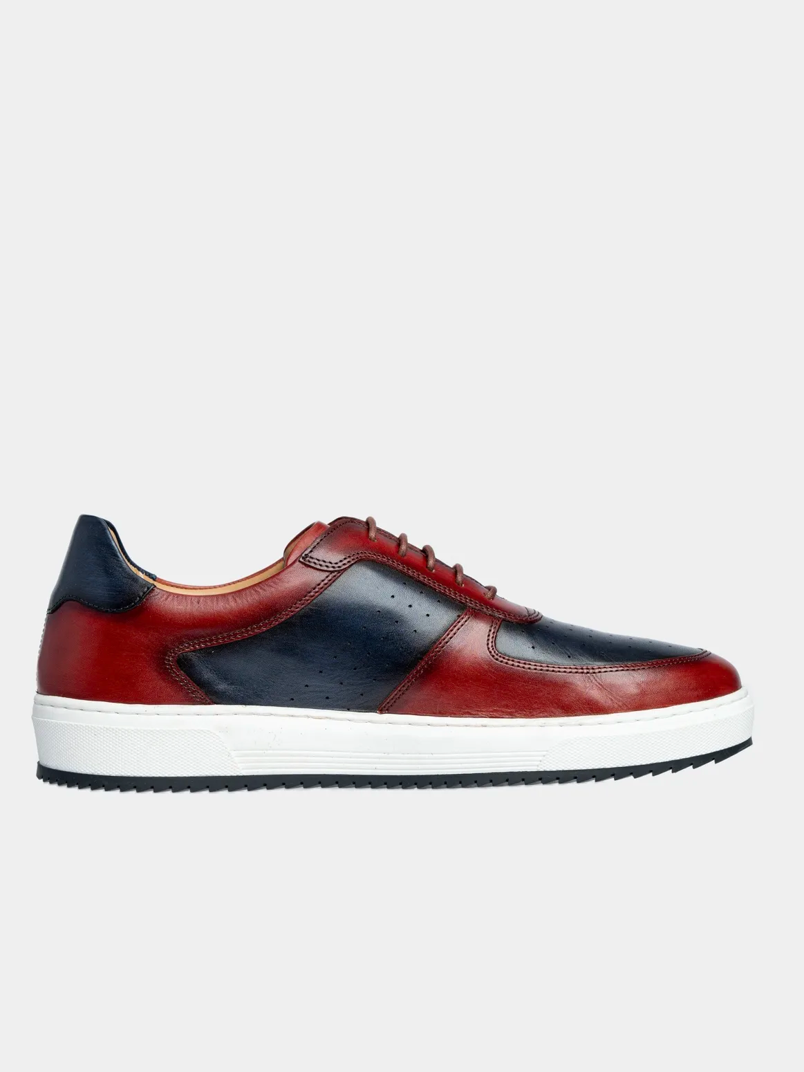 Men's Dual-Tone Leather Sneakers - Image 2